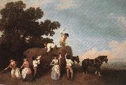 STUBBS, George Haymaking  t oil painting